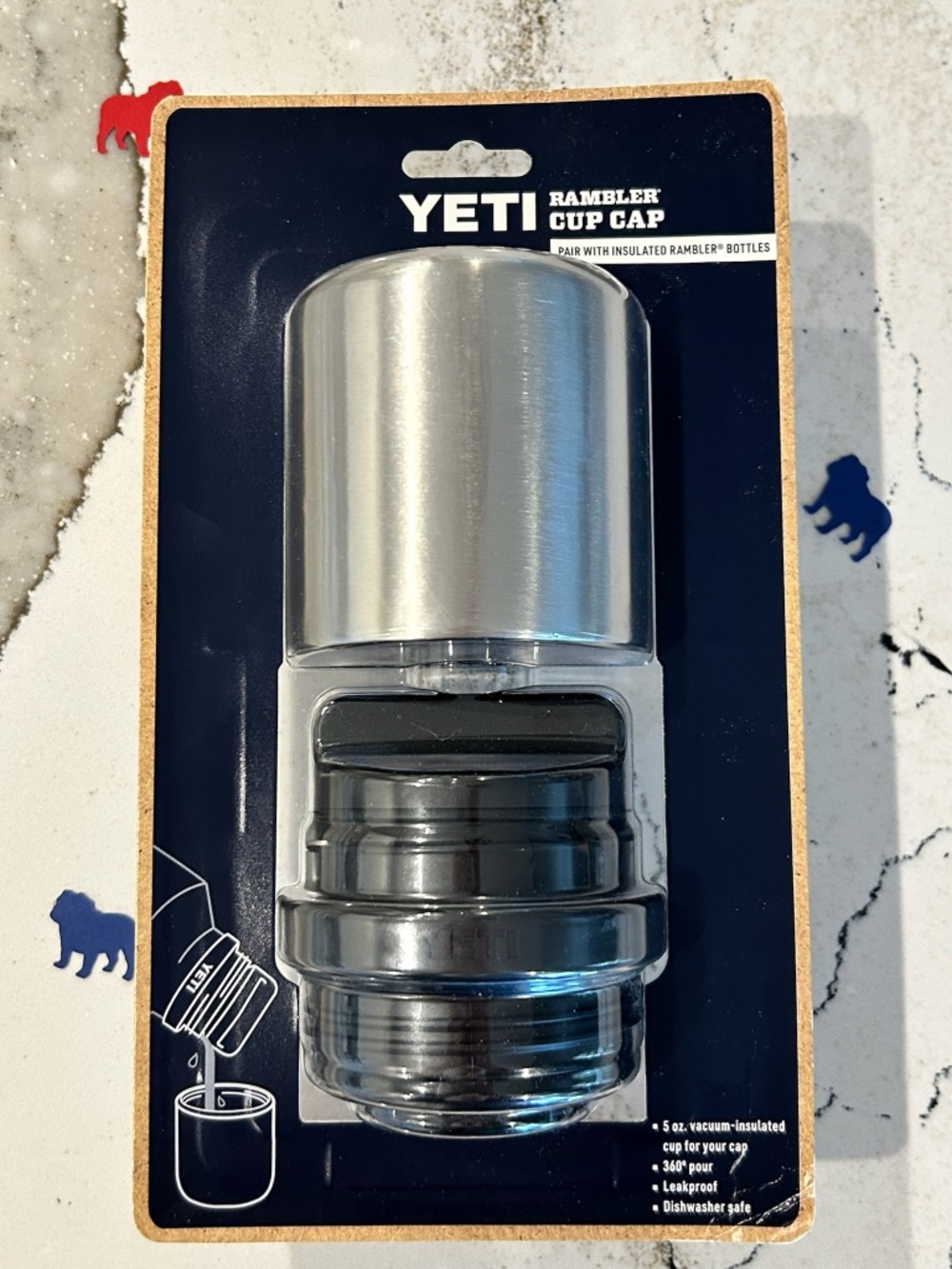 YETI Rambler Bottle 5 oz. Cup Cap - Accessory for All Size Yeti Ramblers - NIP